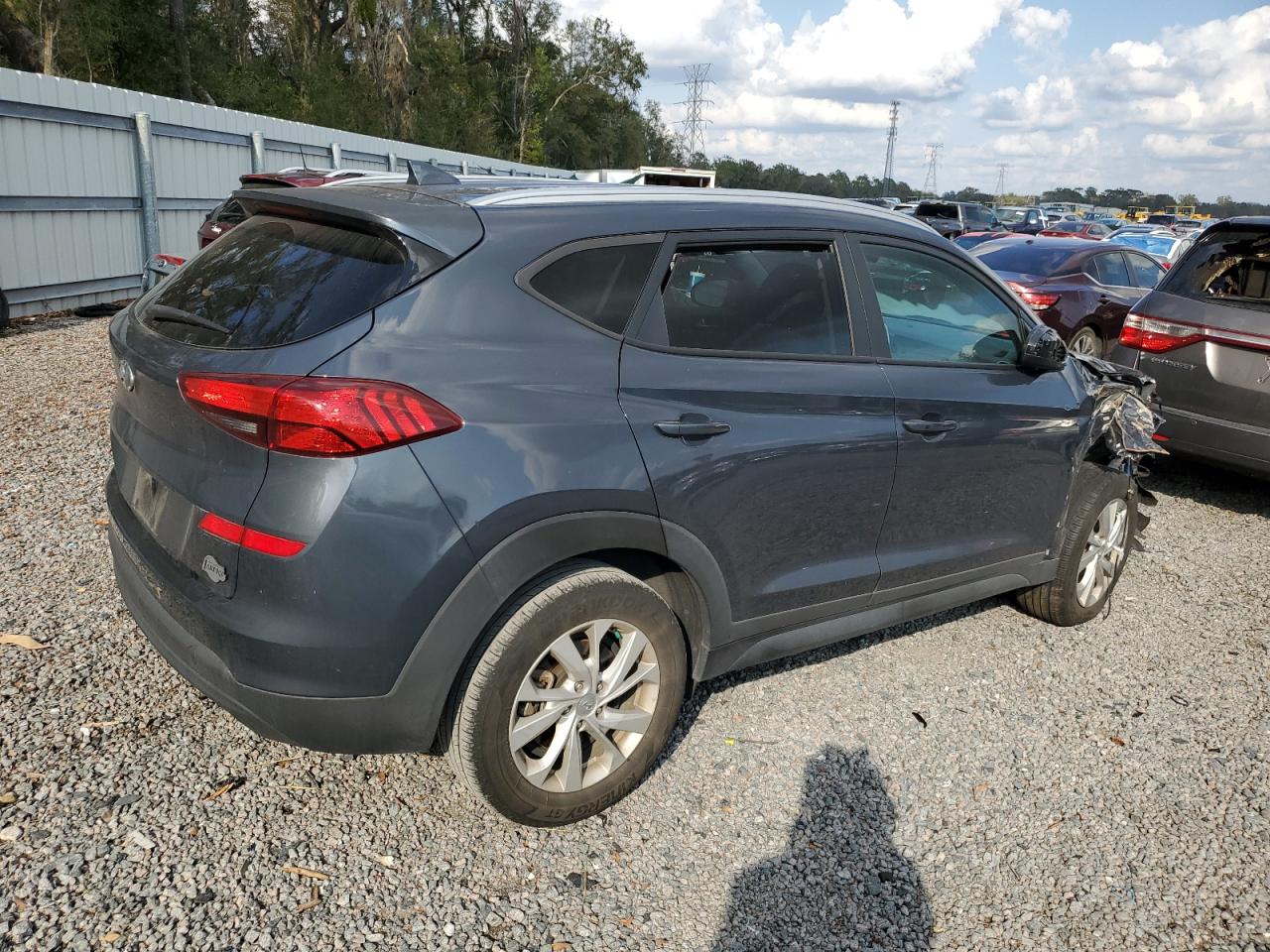 2021 Hyundai Tucson VIN KM8J33A42MU362680 Copart auction photo, front end damage thumbnail 3