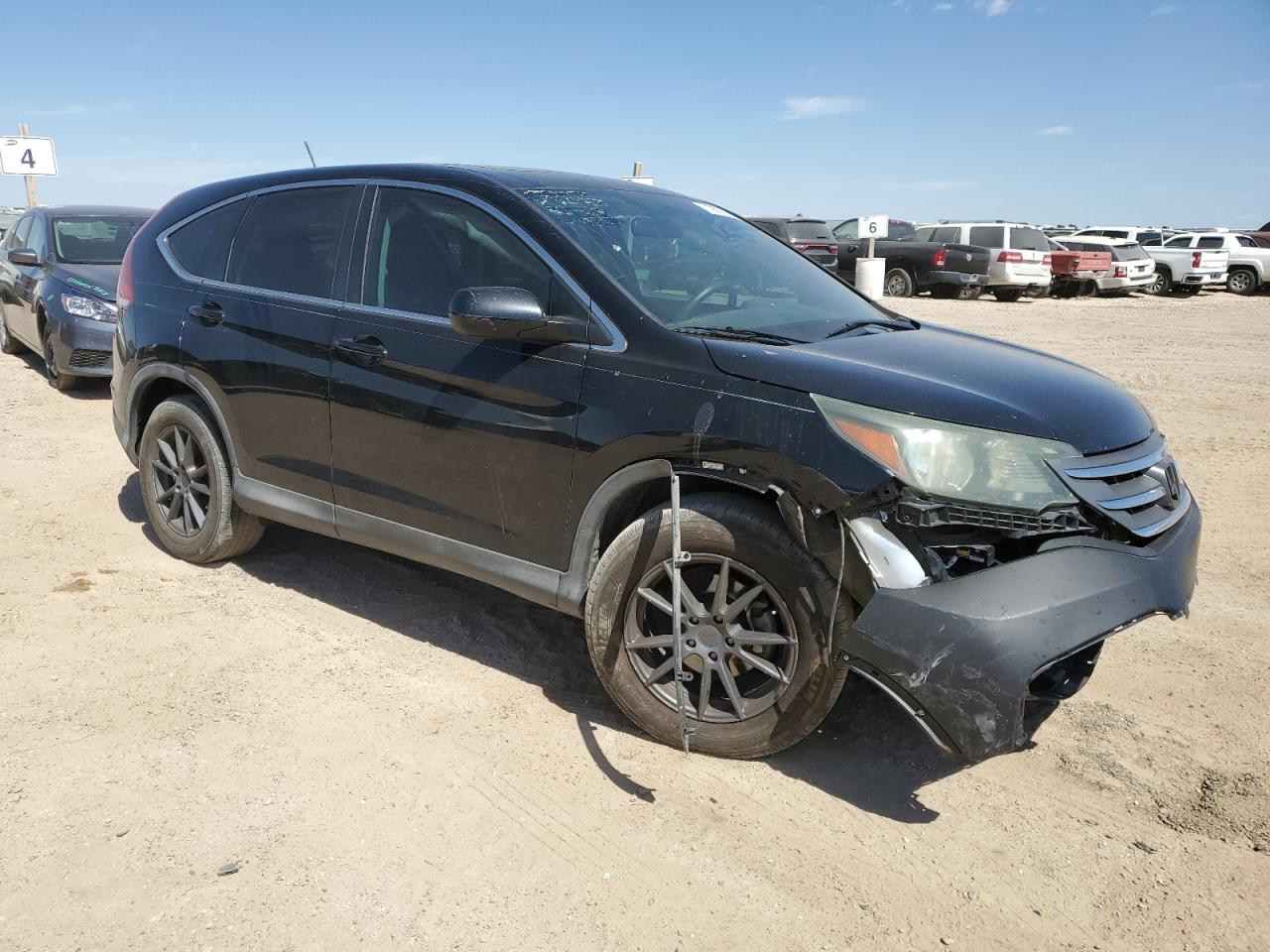 2014 Honda CR-V VIN 2HKRM3H50EH566280 Copart auction photo, front end damage thumbnail 4