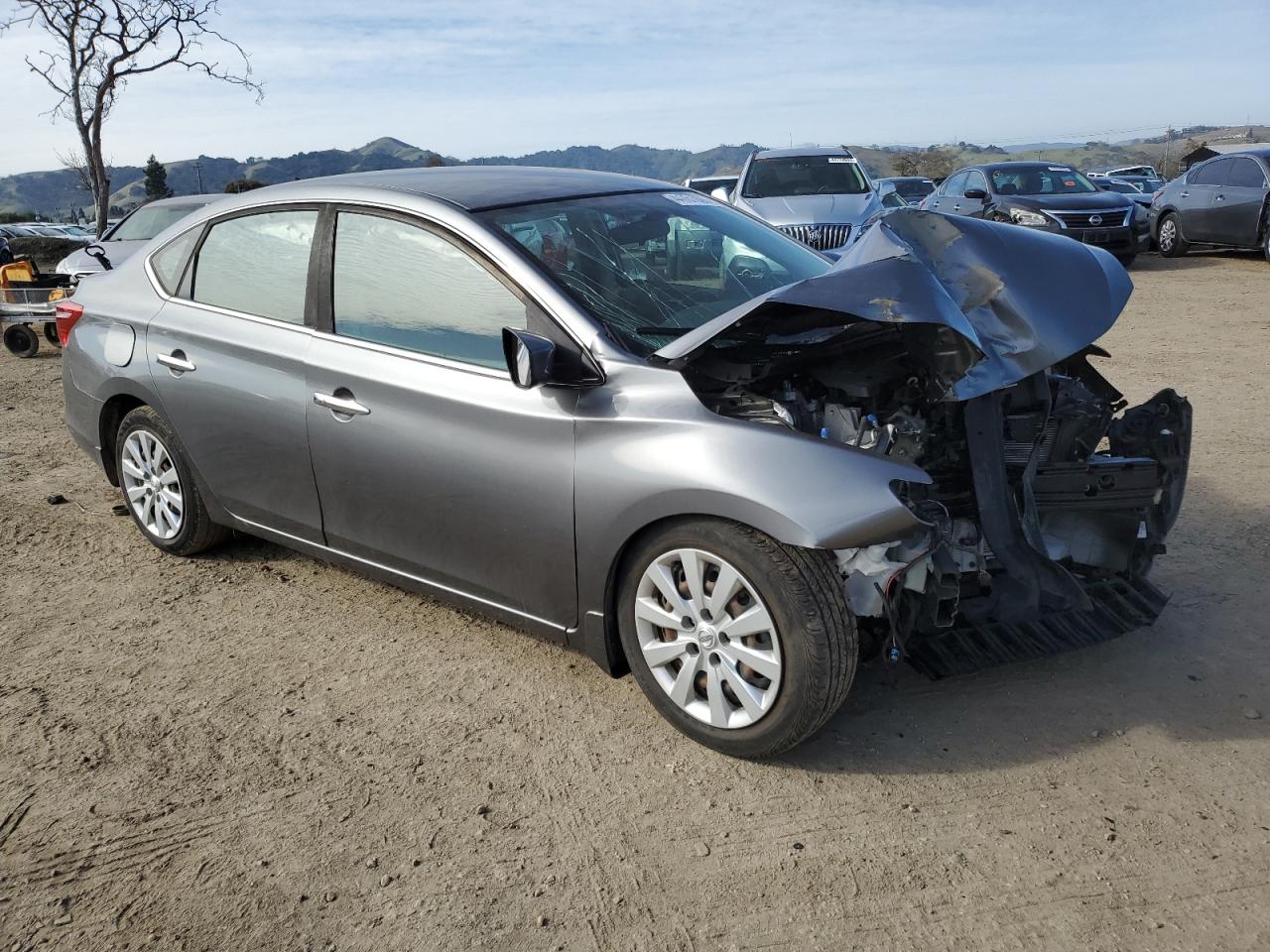 2016 Nissan Sentra VIN 3N1AB7AP1GL677299 Copart auction photo, front end damage thumbnail 4