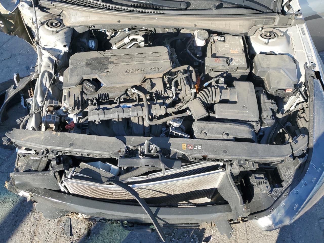 2022 Hyundai Elantra VIN 5NPLS4AG5NH084174 Copart auction photo, front end / side damage thumbnail 13