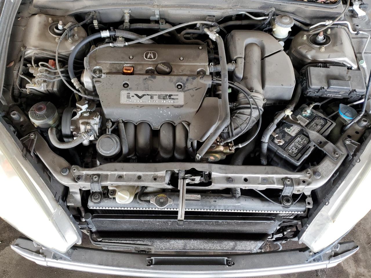 2004 Acura RSX VIN JH4DC54844S009217 Copart auction photo, front end / side damage thumbnail 11
