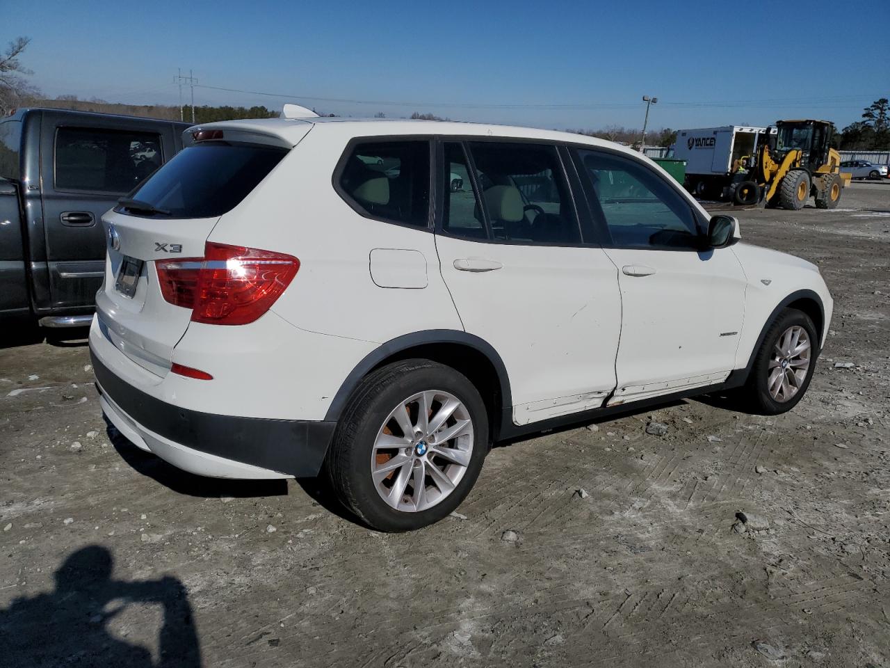 2013 BMW X3 VIN 5UXWX9C56D0A27129 Copart auction photo, side damage thumbnail 3
