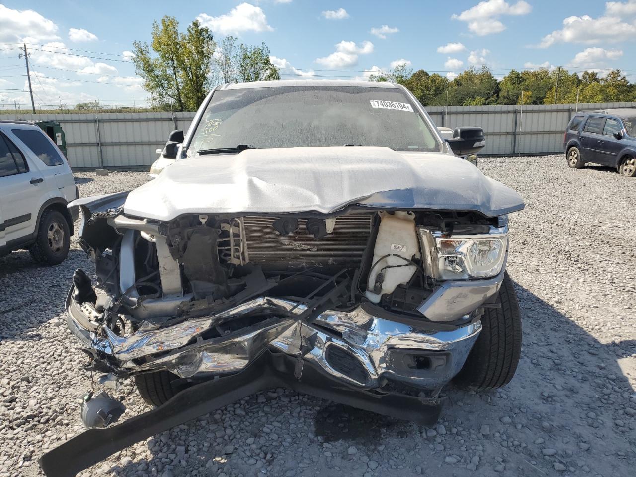 2019 RAM 1500 VIN 1C6RREMT5KN894525 Copart auction photo, front end damage thumbnail 5