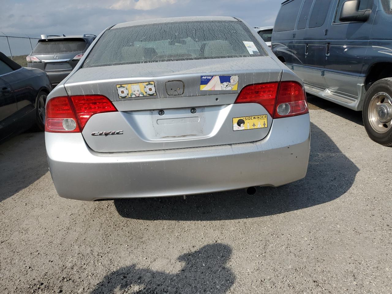 2008 Honda Civic VIN 2HGFA15518H331566 Copart auction photo, all over damage thumbnail 6