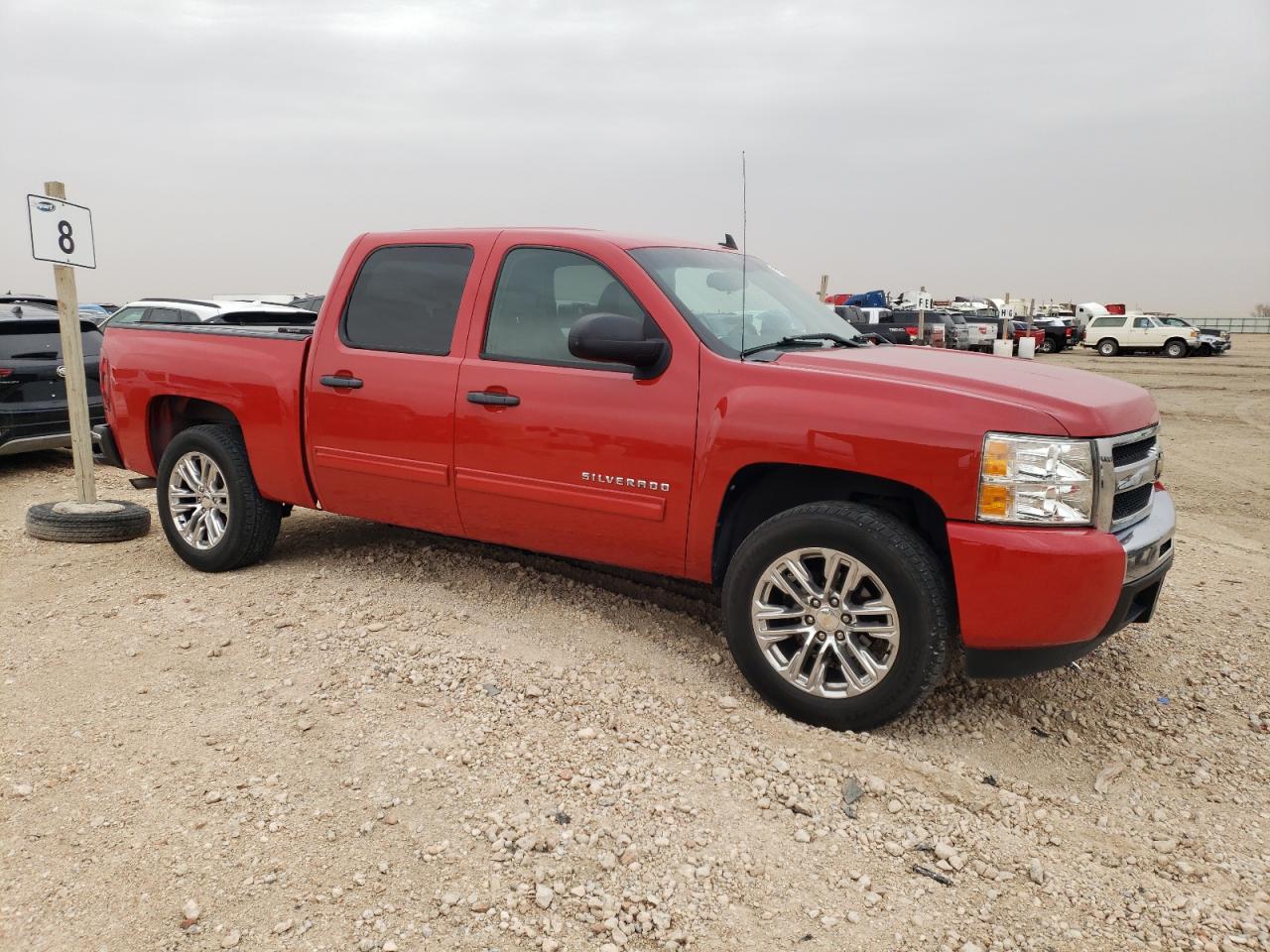 2009 Chevrolet Silverado VIN 3GCEC23J39G286335 Copart auction photo, side damage thumbnail 4