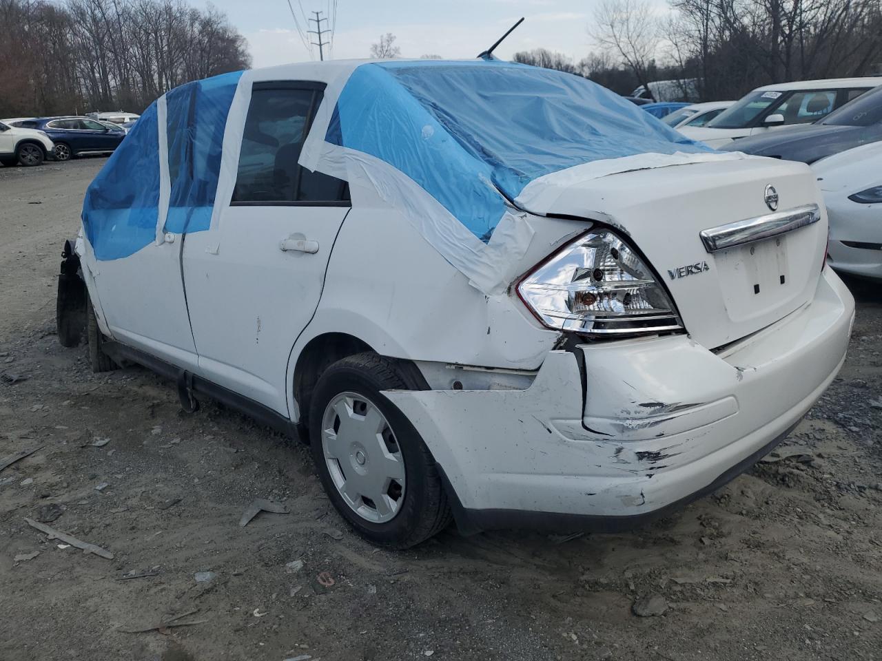 2009 Nissan Versa VIN 3N1BC11E19L463266 Copart auction photo, front end / rear end damage thumbnail 2