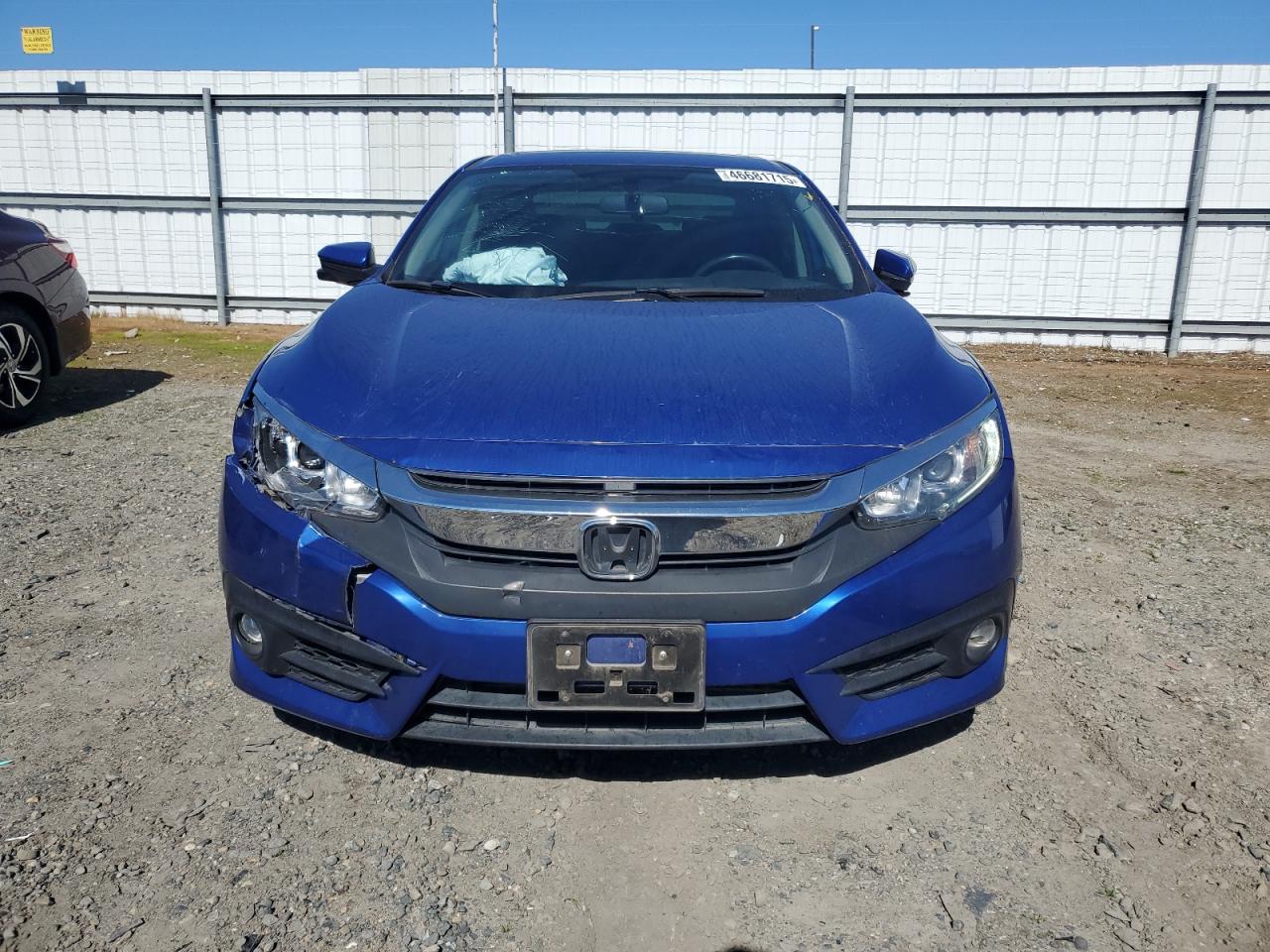 2018 Honda Civic VIN JHMFC1F38JX015779 Copart auction photo, front end / rear end damage thumbnail 5