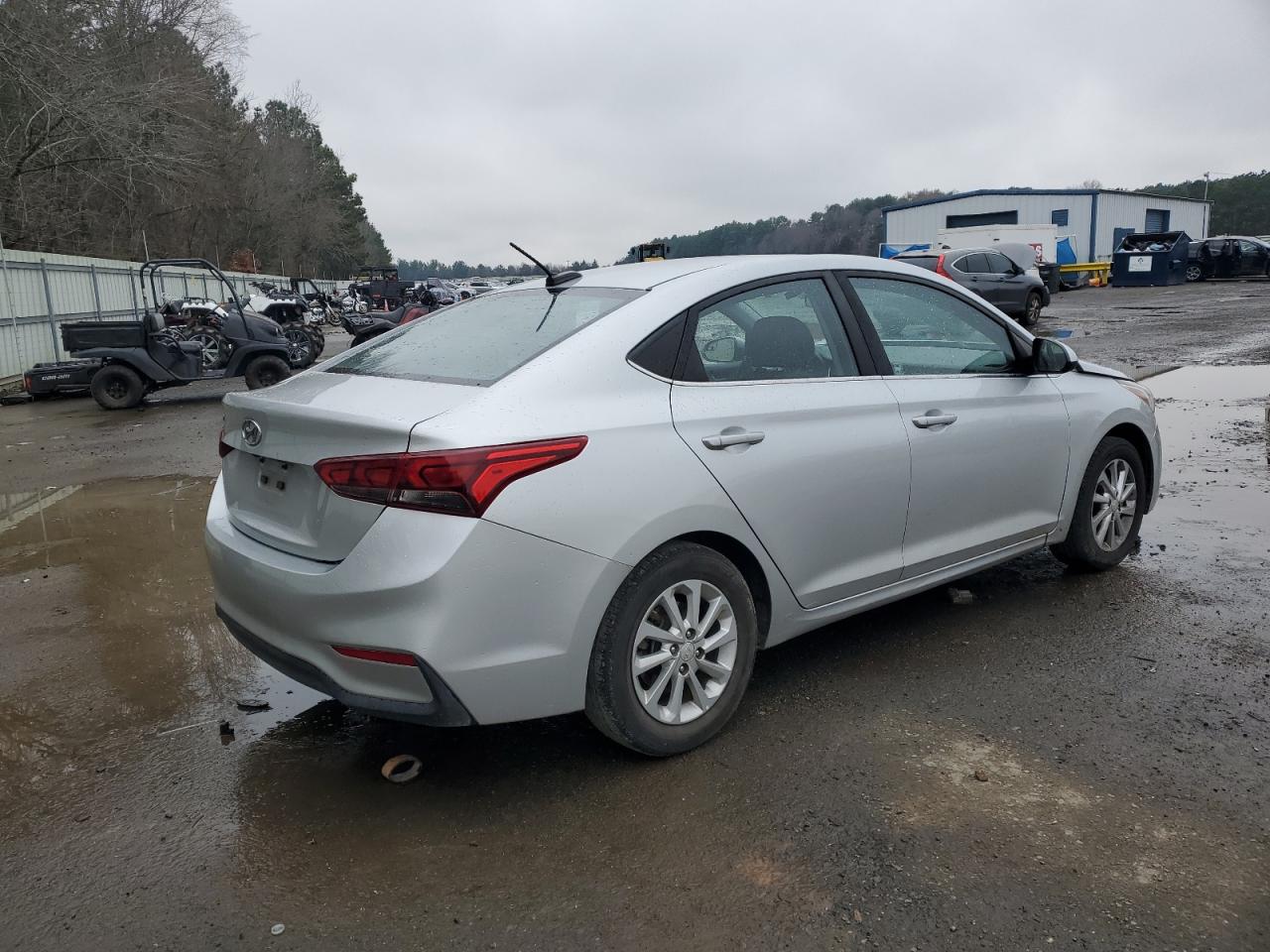 2020 Hyundai Accent VIN 3KPC24A62LE111243 Copart auction photo, front end / minor dent/scratches damage thumbnail 3