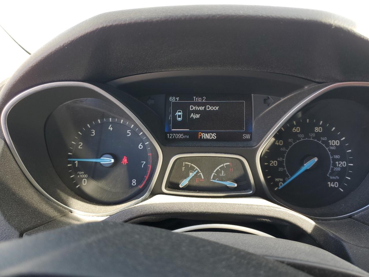 2016 Ford Focus VIN 1FADP3K25GL287606 Copart auction photo, rear end / front end damage thumbnail 9