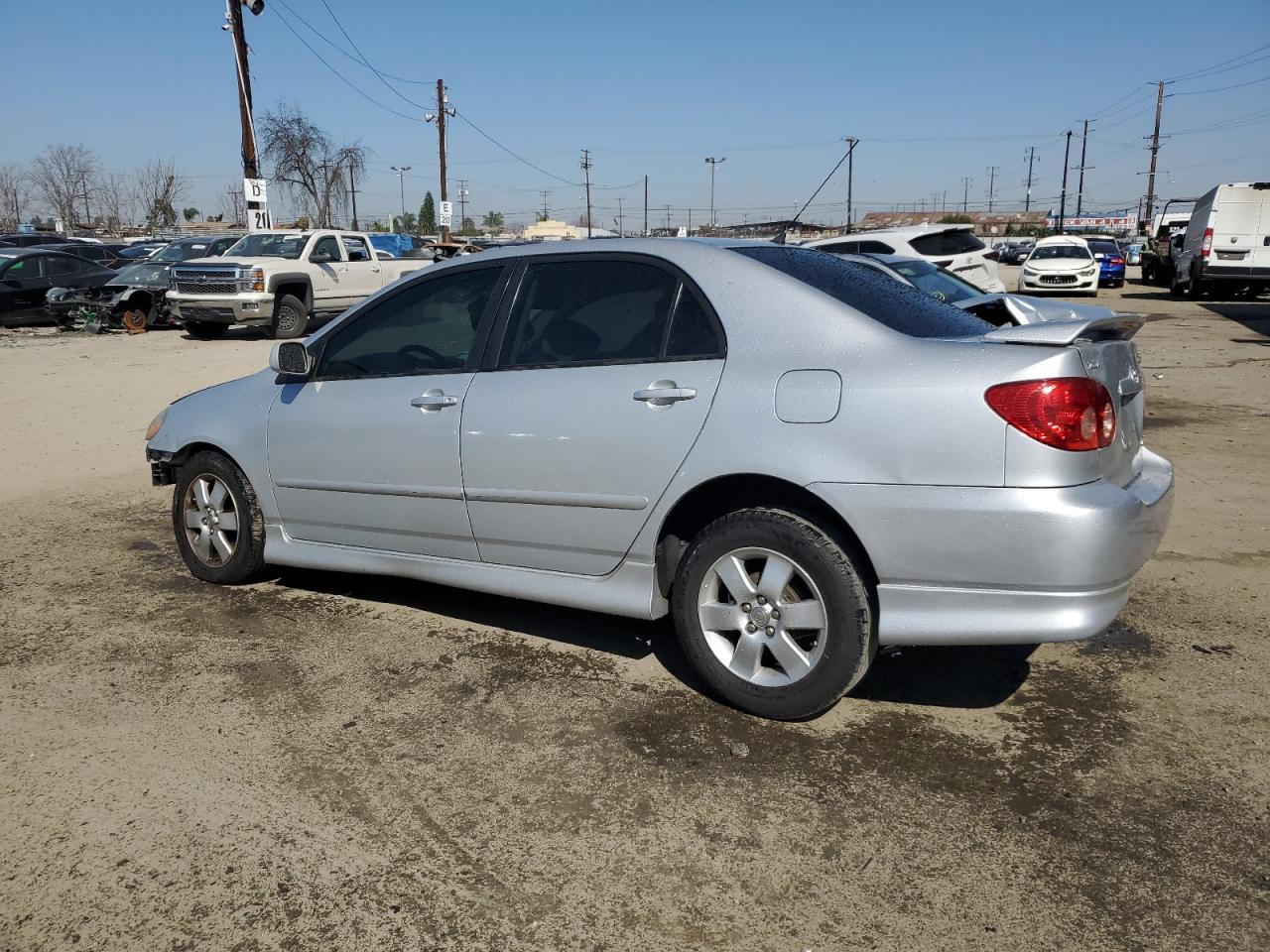 2008 Toyota Corolla VIN 1NXBR30E58Z946476 Copart auction photo, front end / side damage thumbnail 2