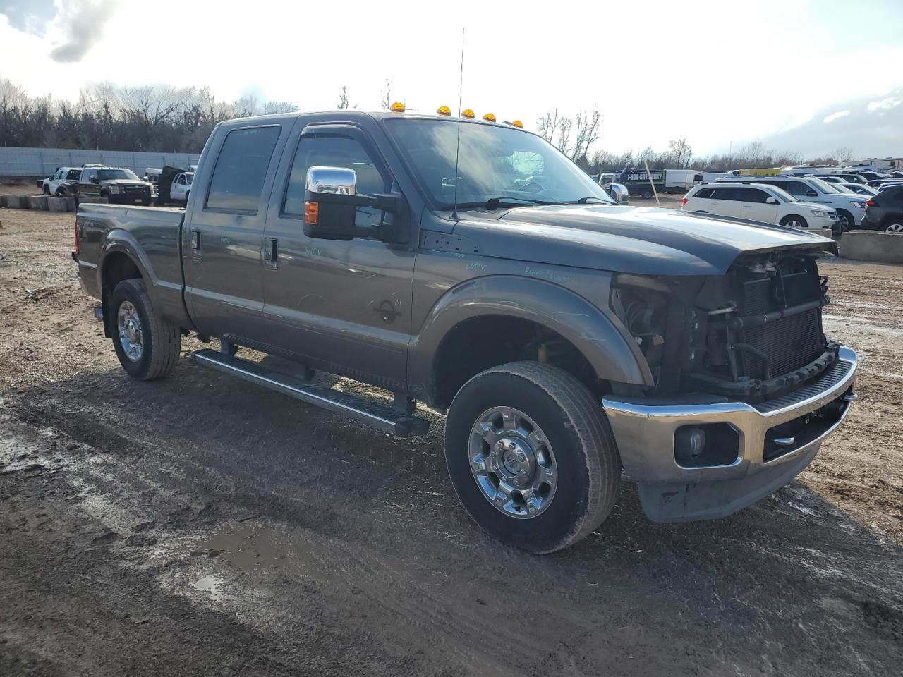 2014 Ford F250 VIN 1FT7W2BT9EEA77900 Copart auction photo, all over damage thumbnail 4