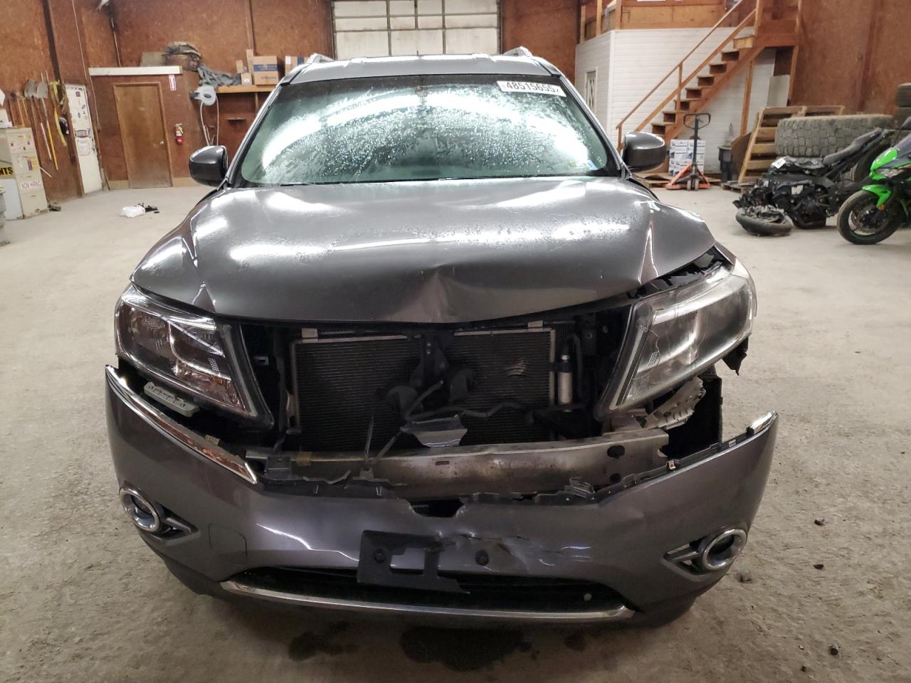 2016 Nissan Pathfinder VIN 5N1AR2MM4GC606182 Copart auction photo, front end damage thumbnail 5