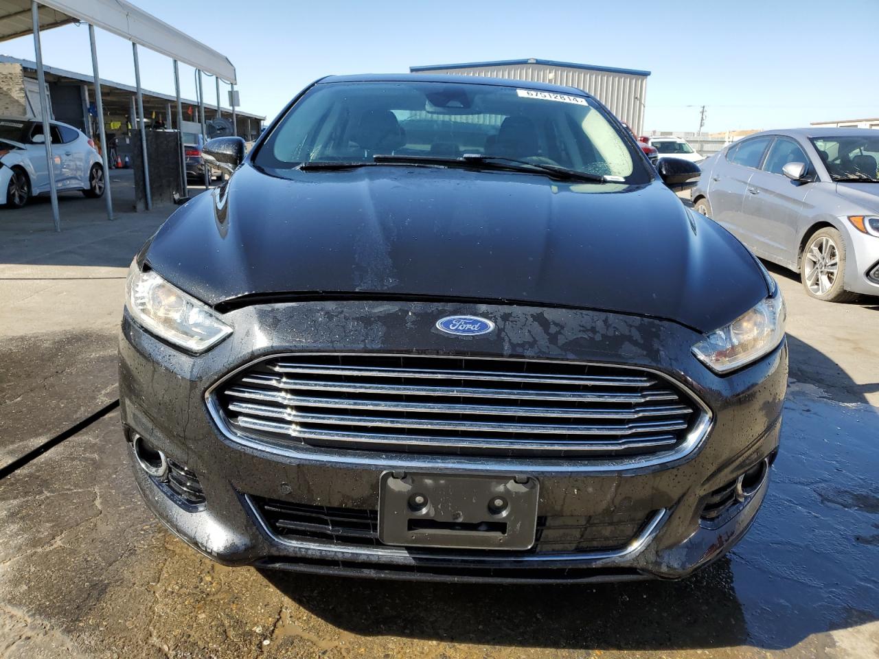 2014 Ford Fusion VIN 3FA6P0RU2ER270310 Copart auction photo, rear end / side damage thumbnail 5