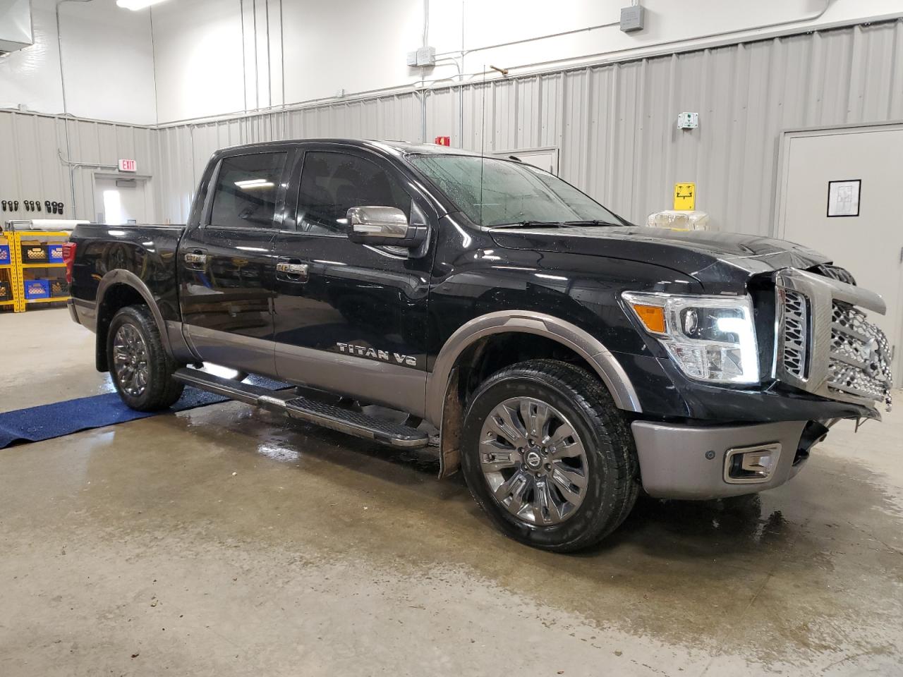 2018 Nissan Titan VIN 1N6AA1E58JN543268 Copart auction photo, front end / rear end damage thumbnail 4