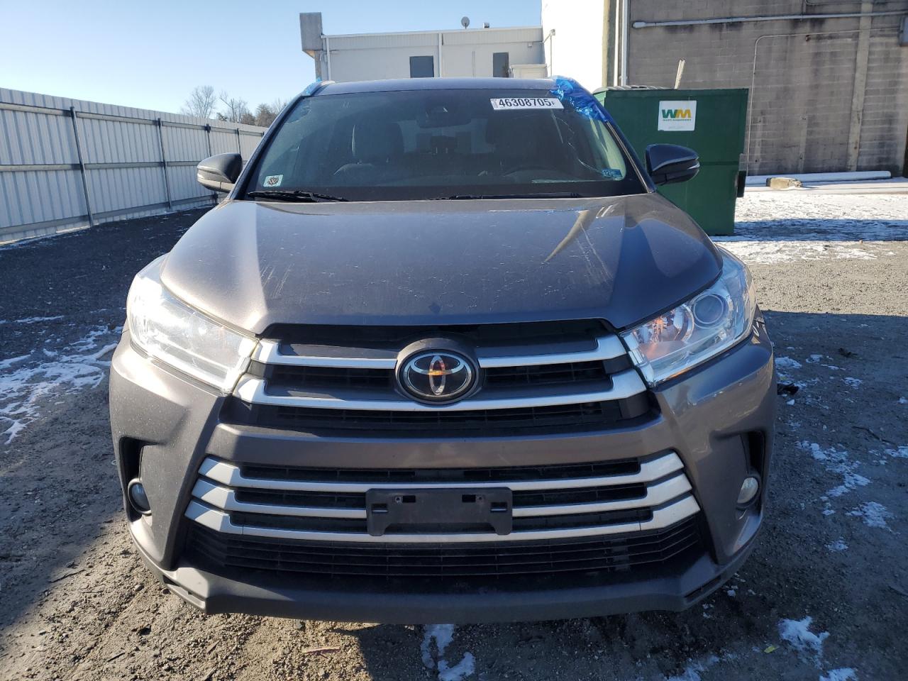 2018 Toyota Highlander VIN 5TDJZRFH5JS911287 Copart auction photo, rear end / undercarriage damage thumbnail 5