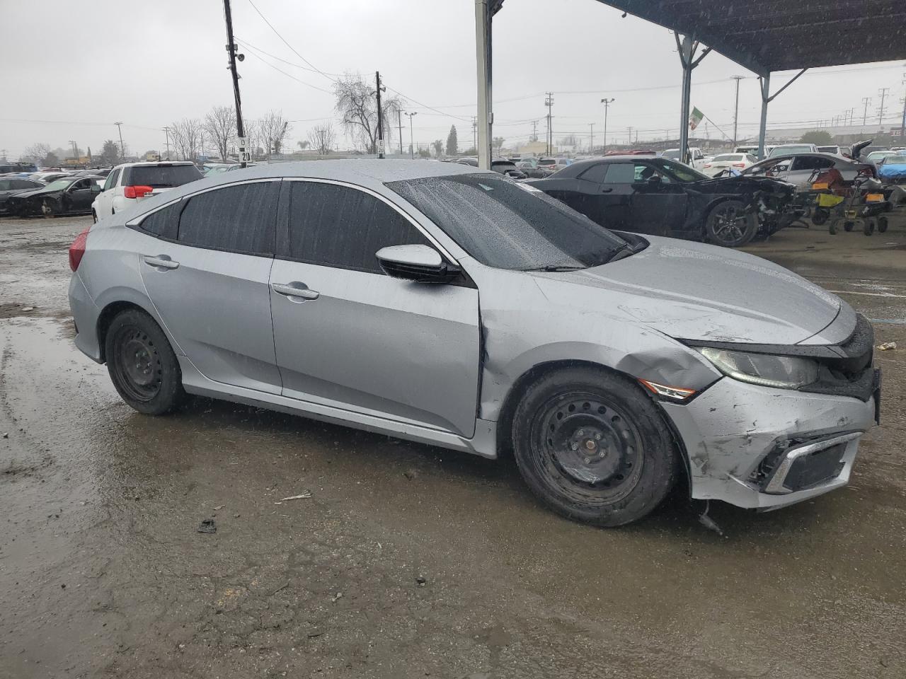 2020 Honda Civic VIN 19XFC2F66LE019883 Copart auction photo, front end damage thumbnail 4
