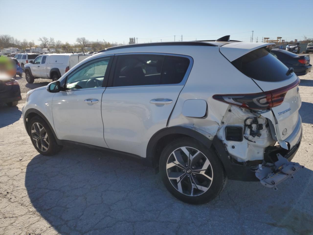 2022 KIA Sportage VIN KNDPNCACXN7983052 Copart auction photo, rear end damage thumbnail 2