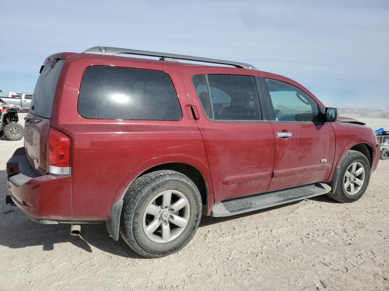 2009 Nissan Armada VIN 5N1BA08D69N607738 Copart auction photo, front end damage thumbnail 3