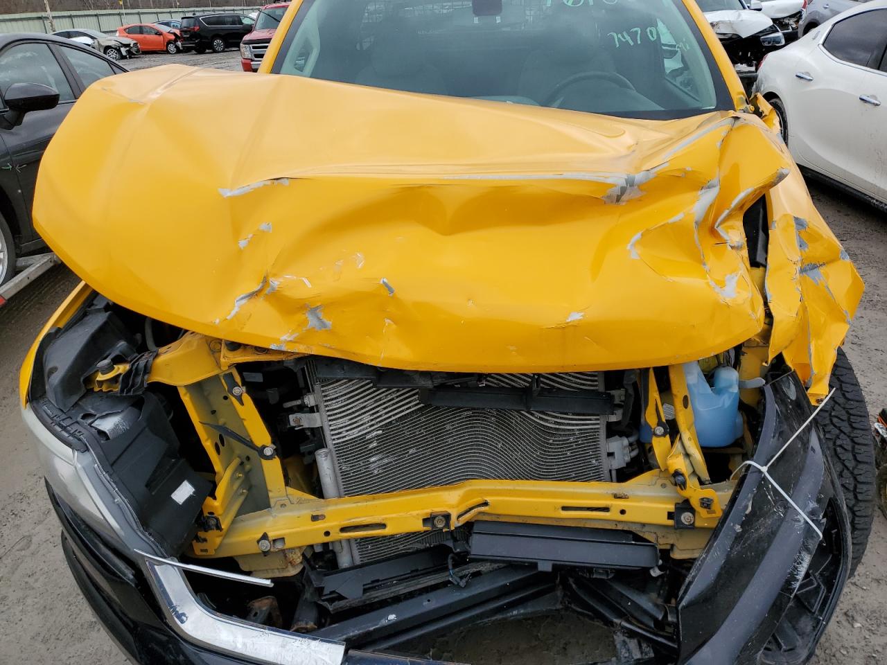 2016 Chevrolet Colorado VIN 1GCHSBEA3G1250105 Copart auction photo, all over damage thumbnail 11