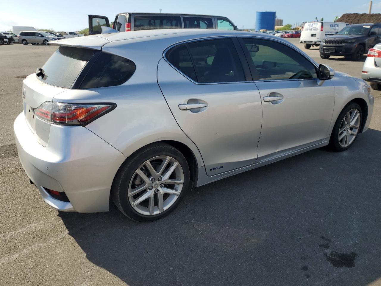 2016 Lexus CT VIN JTHKD5BH3G2267515 Copart auction photo, vandalism / side damage thumbnail 3