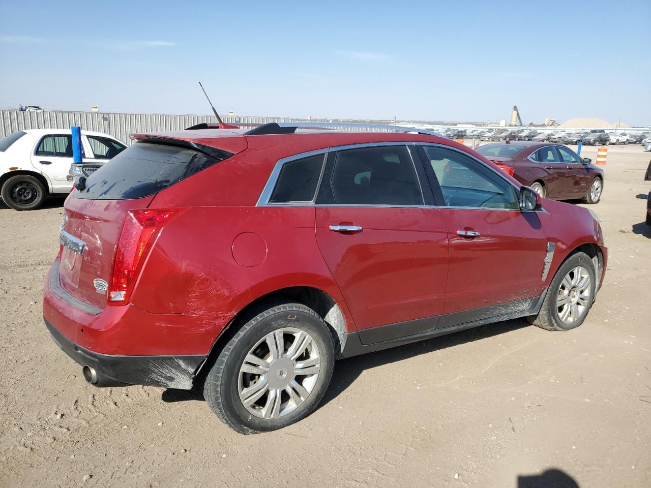 2012 Cadillac SRX VIN 3GYFNAE35CS523638 Copart auction photo, front end damage thumbnail 3