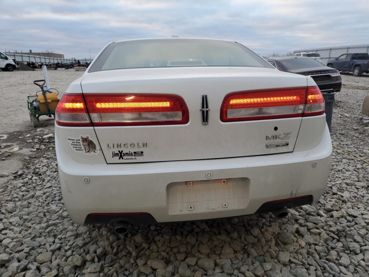 2012 Lincoln MKZ VIN 3LNDL2L36CR819850 Copart auction photo, side damage thumbnail 6