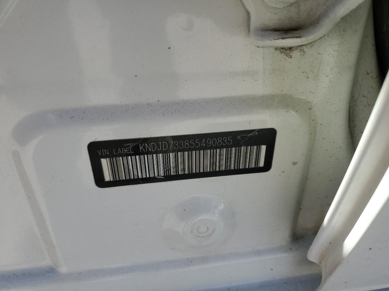 2005 KIA Sorento VIN KNDJD733855490835 Copart auction photo, front end damage thumbnail 15