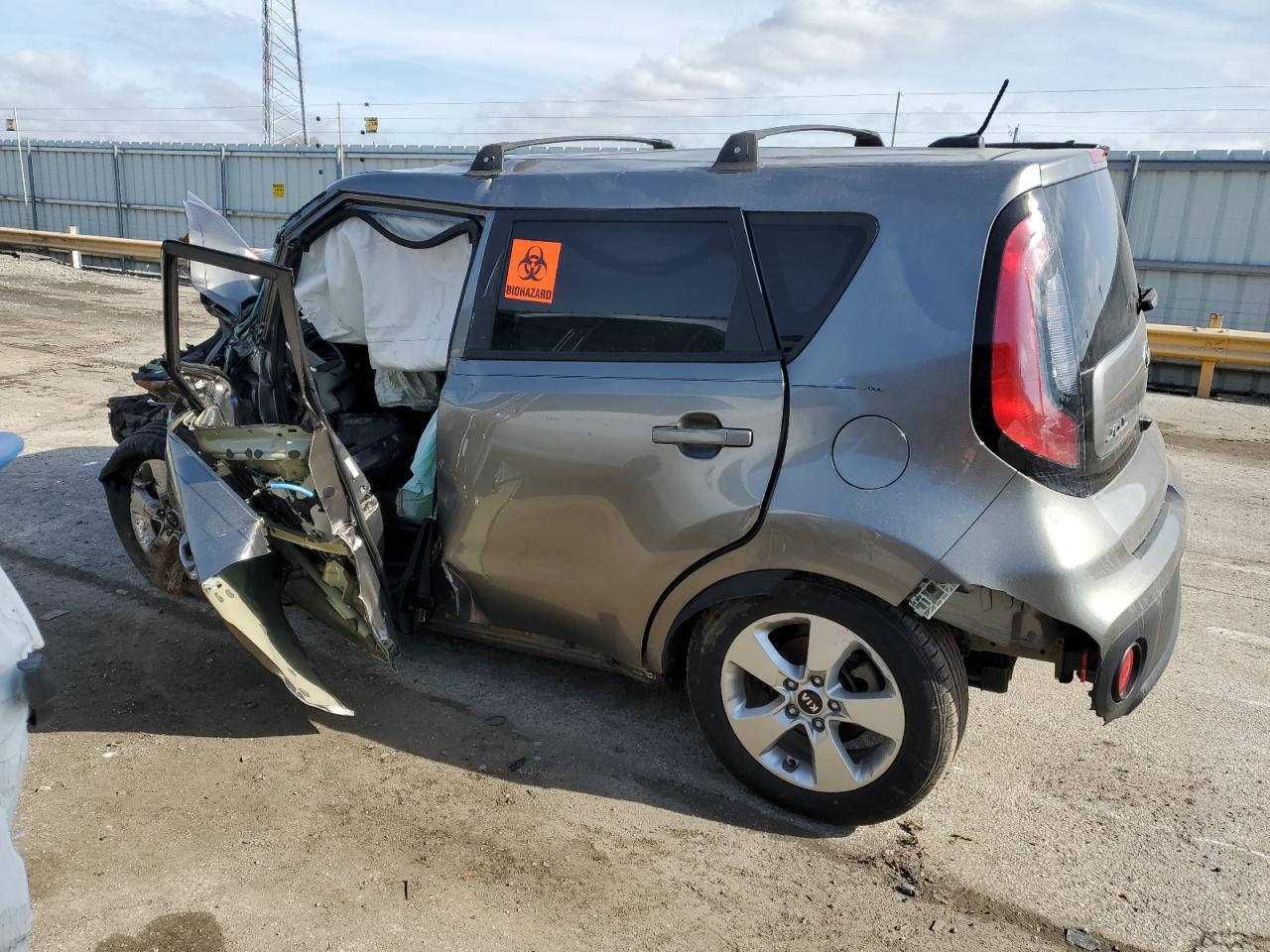 2019 KIA Soul VIN KNDJN2A26K7692924 Copart auction photo, front end / all over damage thumbnail 2