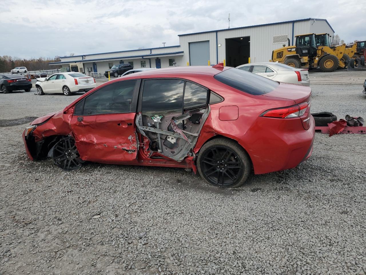2020 Toyota Corolla VIN JTDEPRAE8LJ019135 Copart auction photo, side damage thumbnail 2