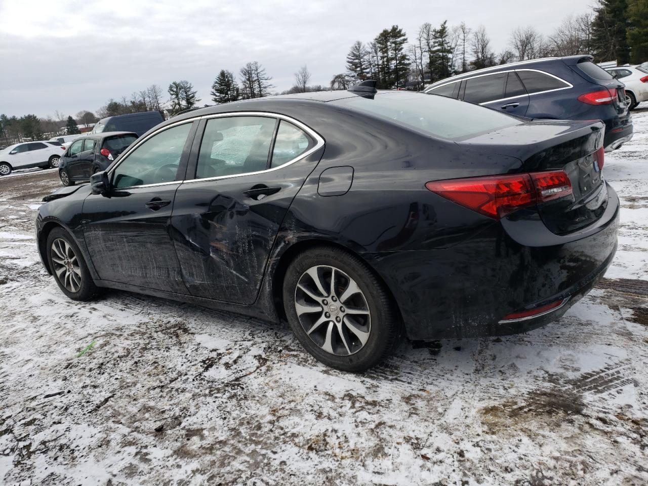 2015 Acura TLX VIN 19UUB1F35FA016315 Copart auction photo, all over damage thumbnail 2
