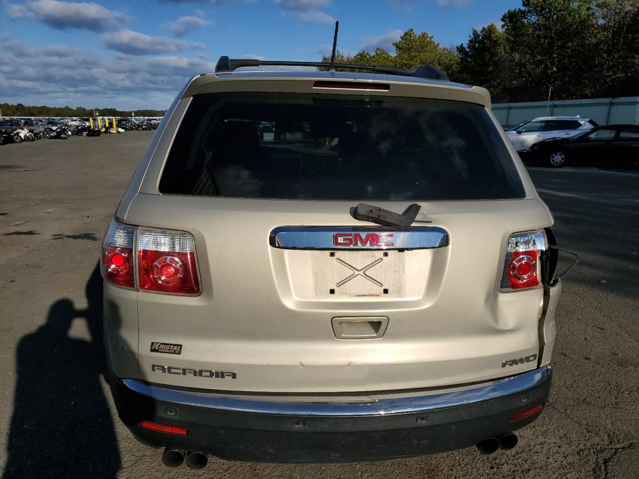 2011 GMC Acadia VIN 1GKKVRED7BJ302784 Copart auction photo, all over damage thumbnail 6