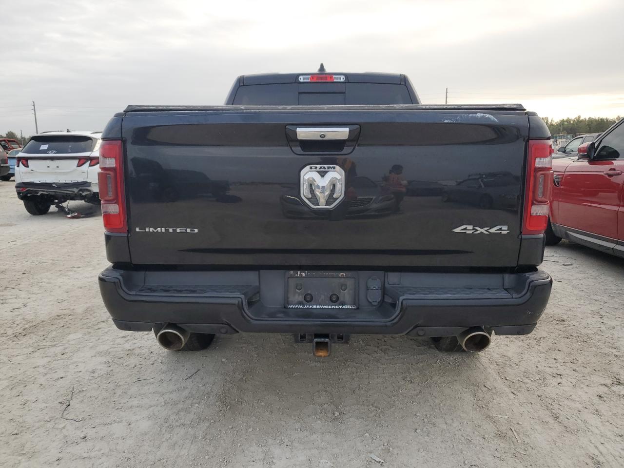 2019 RAM 1500 VIN 1C6SRFPT4KN599824 Copart auction photo, water/flood damage thumbnail 6