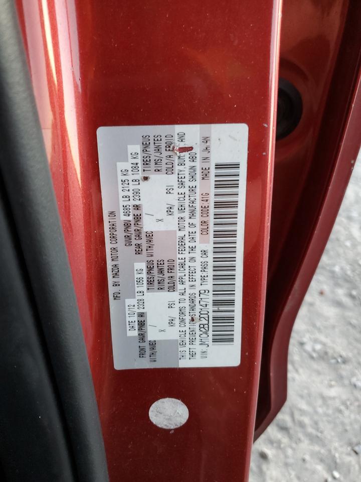 2013 Mazda 5 VIN JM1CW2BL2D0147179 Copart auction photo, front end / minor dent/scratches damage thumbnail 13