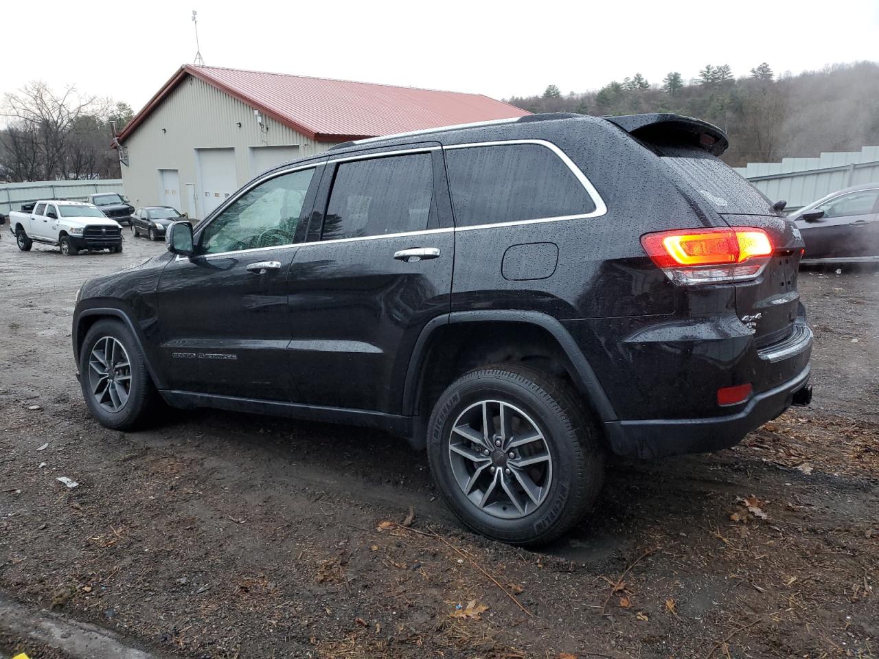 2019 Jeep Grand Cherokee VIN 1C4RJFBG4KC854413 Copart auction photo, front end / side damage thumbnail 2
