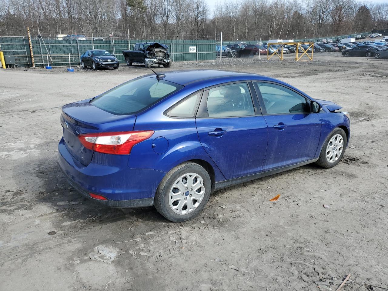 2012 Ford Focus VIN 1FAHP3F28CL317994 Copart auction photo, front end damage thumbnail 3