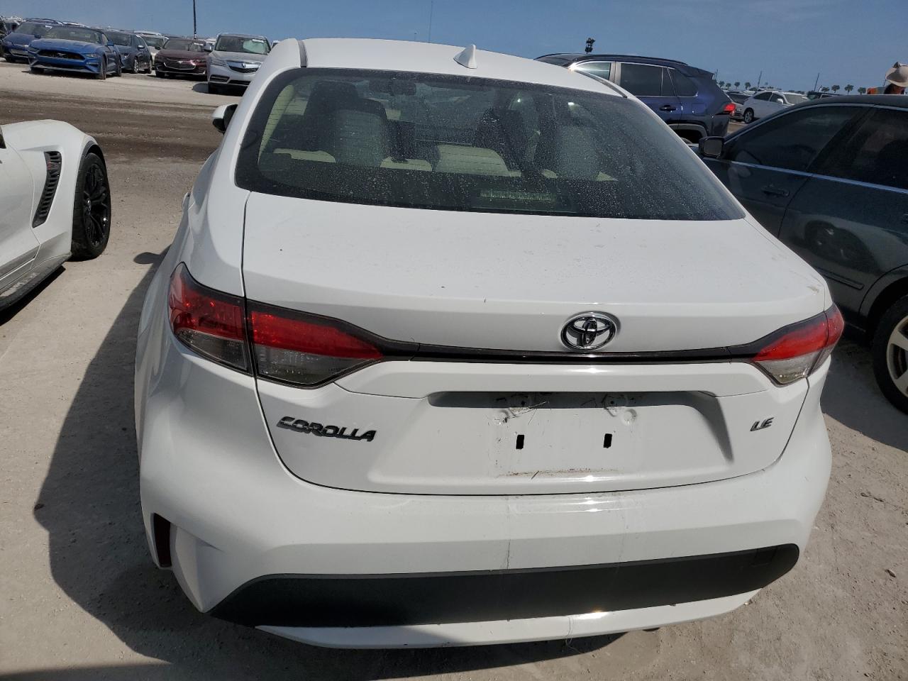2020 Toyota Corolla VIN JTDEPRAE1LJ072288 Copart auction photo, water/flood damage thumbnail 6