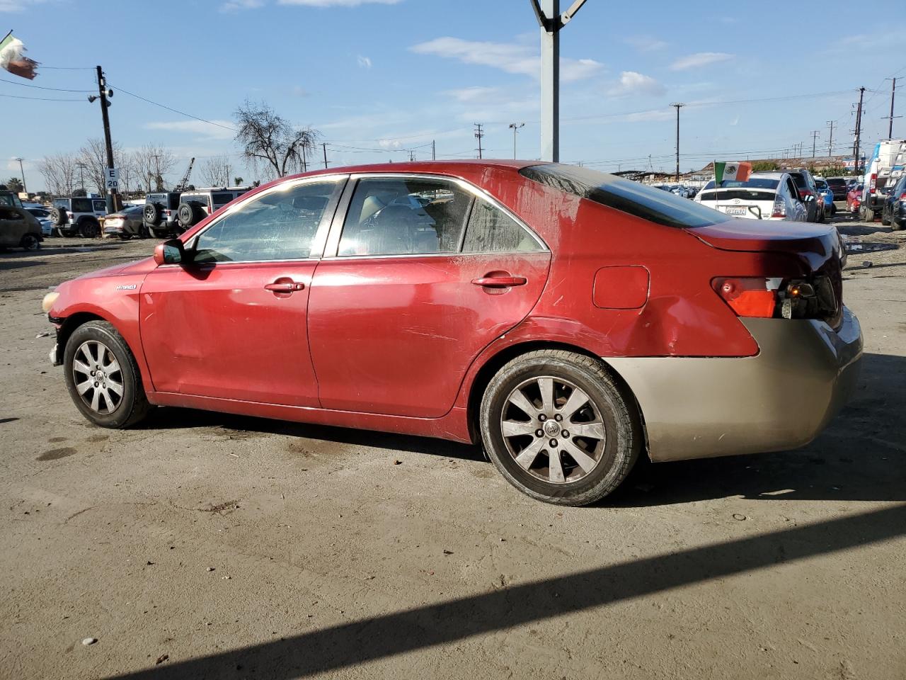 2007 Toyota Camry VIN JTNBB46K173040577 Copart auction photo, front end / rear end damage thumbnail 2