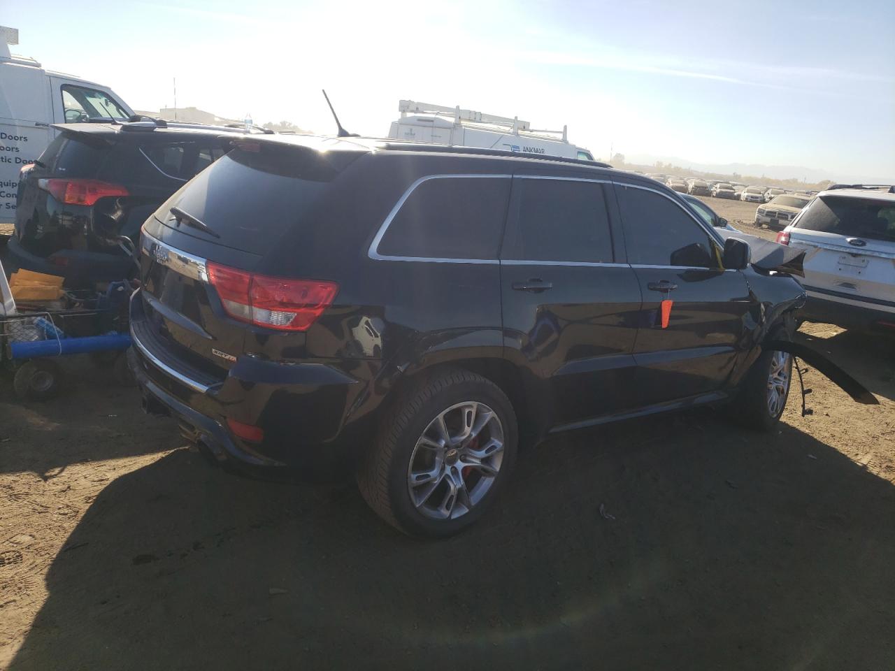 2013 Jeep Grand Cherokee VIN 1C4RJFDJ2DC602610 Copart auction photo, front end damage thumbnail 3