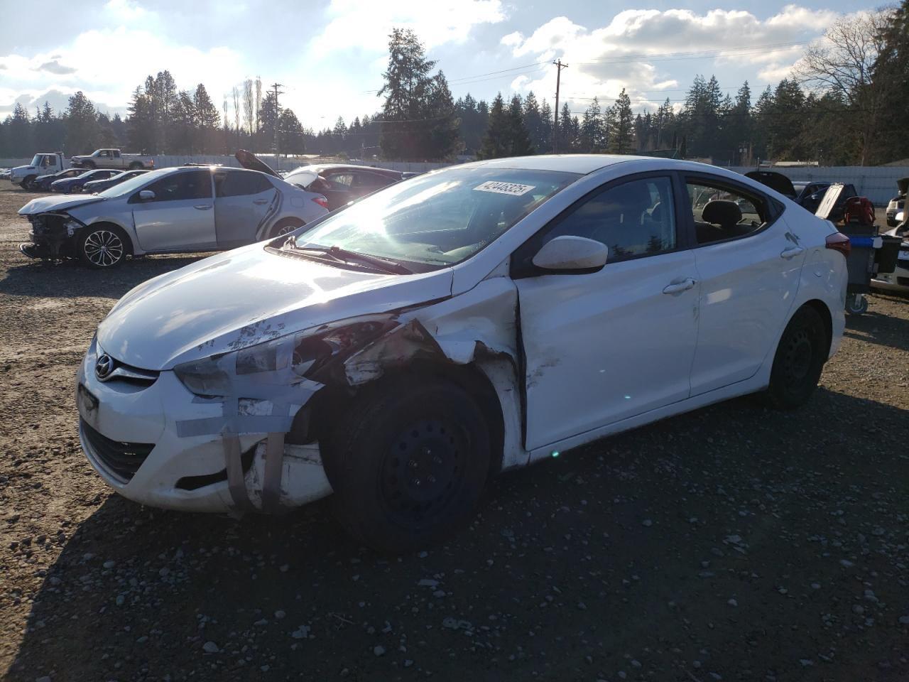 2016 Hyundai Elantra VIN 5NPDH4AEXGH709494