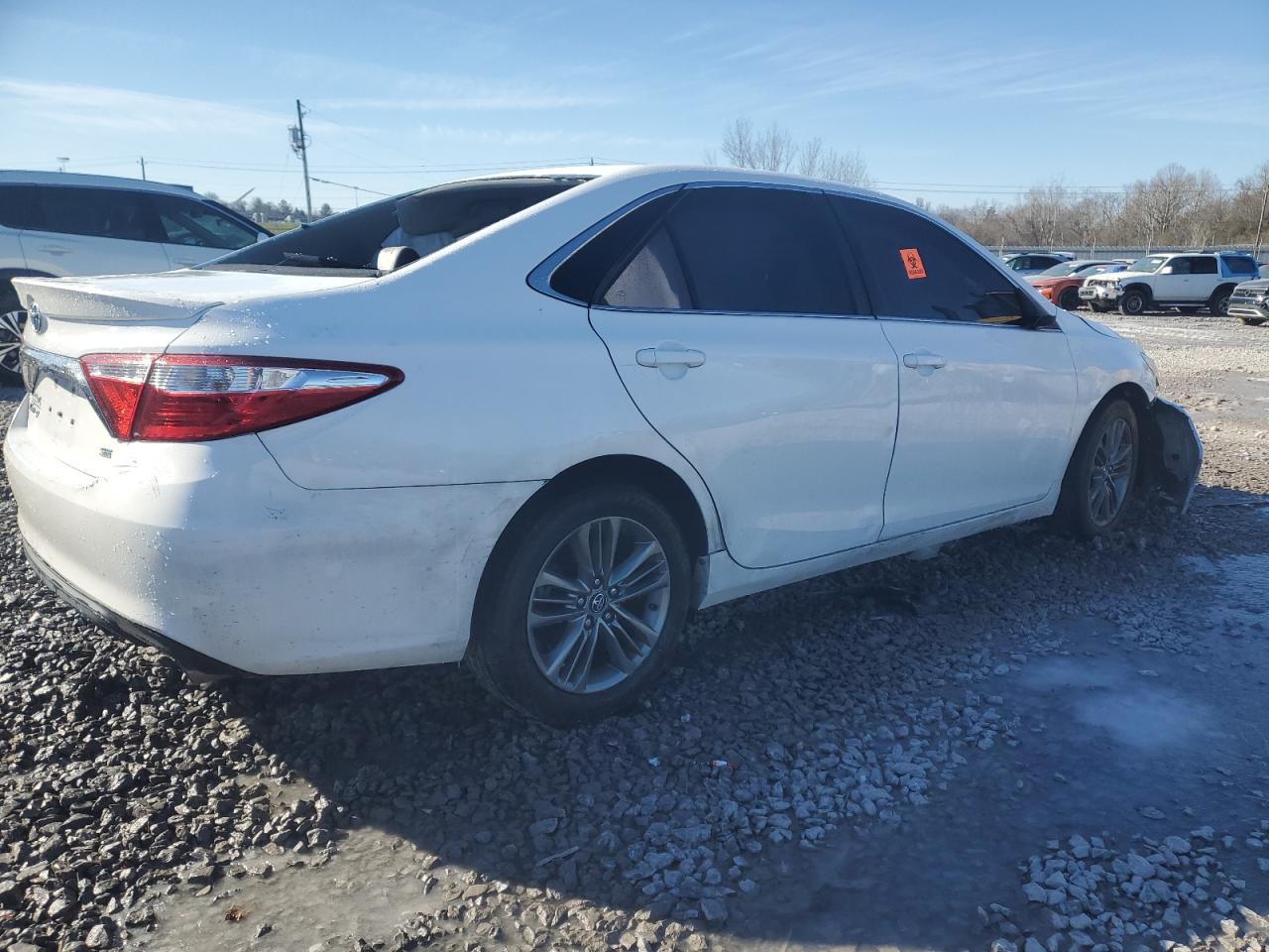 2017 Toyota Camry VIN 4T1BF1FK7HU303752 Copart auction photo, front end / rear end damage thumbnail 3