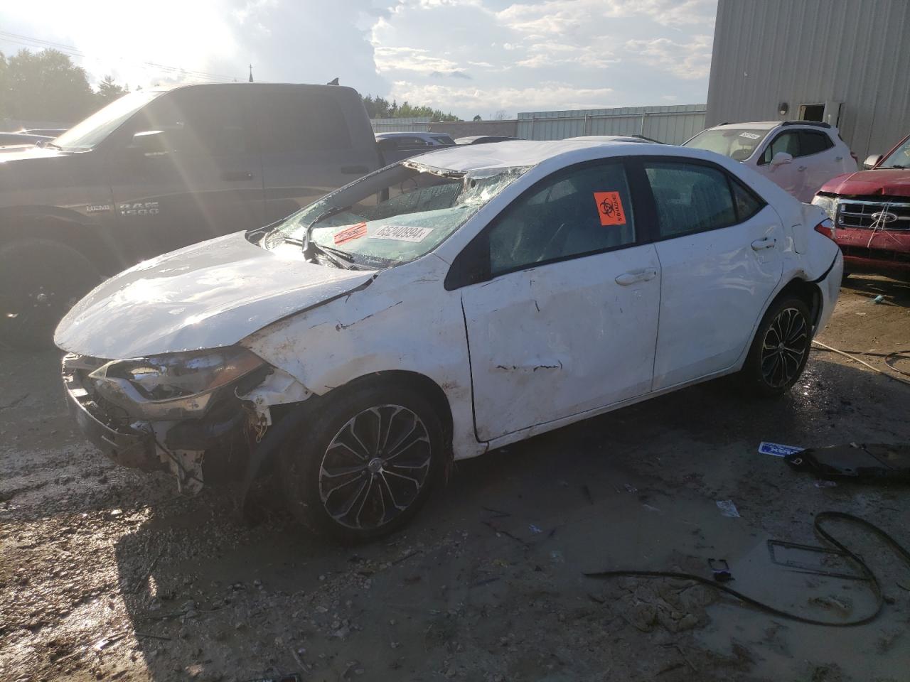 2015 Toyota Corolla VIN 2T1BURHE2FC255183