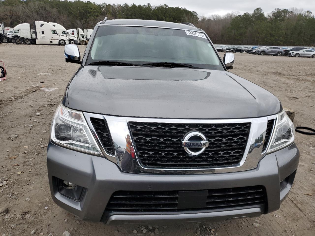 2019 Nissan Armada VIN JN8AY2NC8KX510011 Copart auction photo, rear end damage thumbnail 5