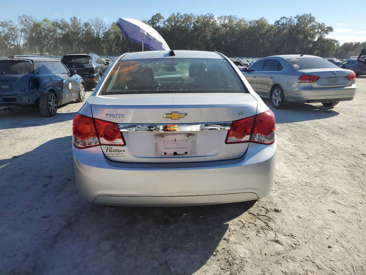 2015 Chevrolet Cruze VIN 1G1PE5SB8F7145839 Copart auction photo, front end damage thumbnail 6