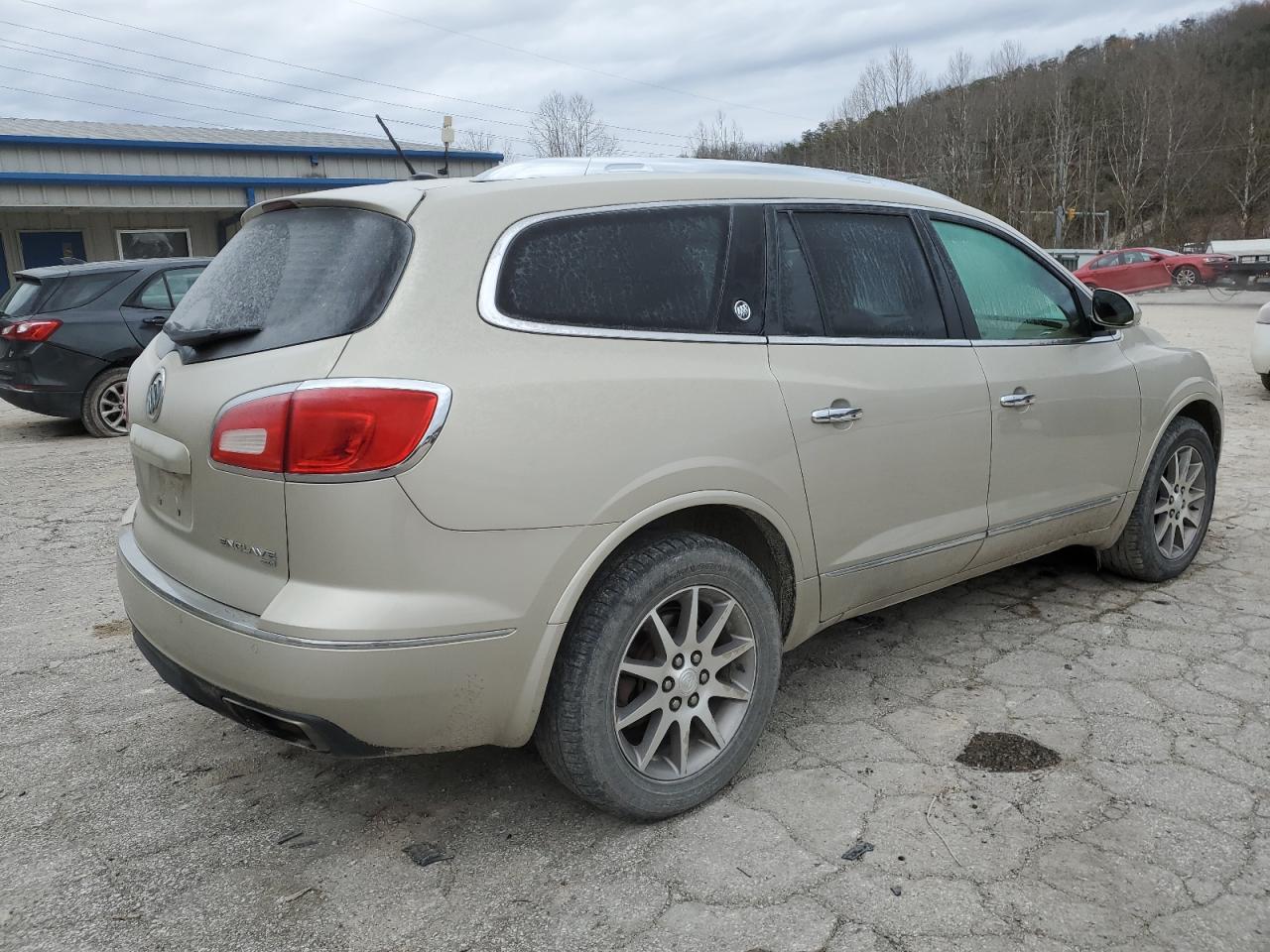 2015 Buick Enclave VIN 5GAKVBKD4FJ353304 Copart auction photo, side damage thumbnail 3