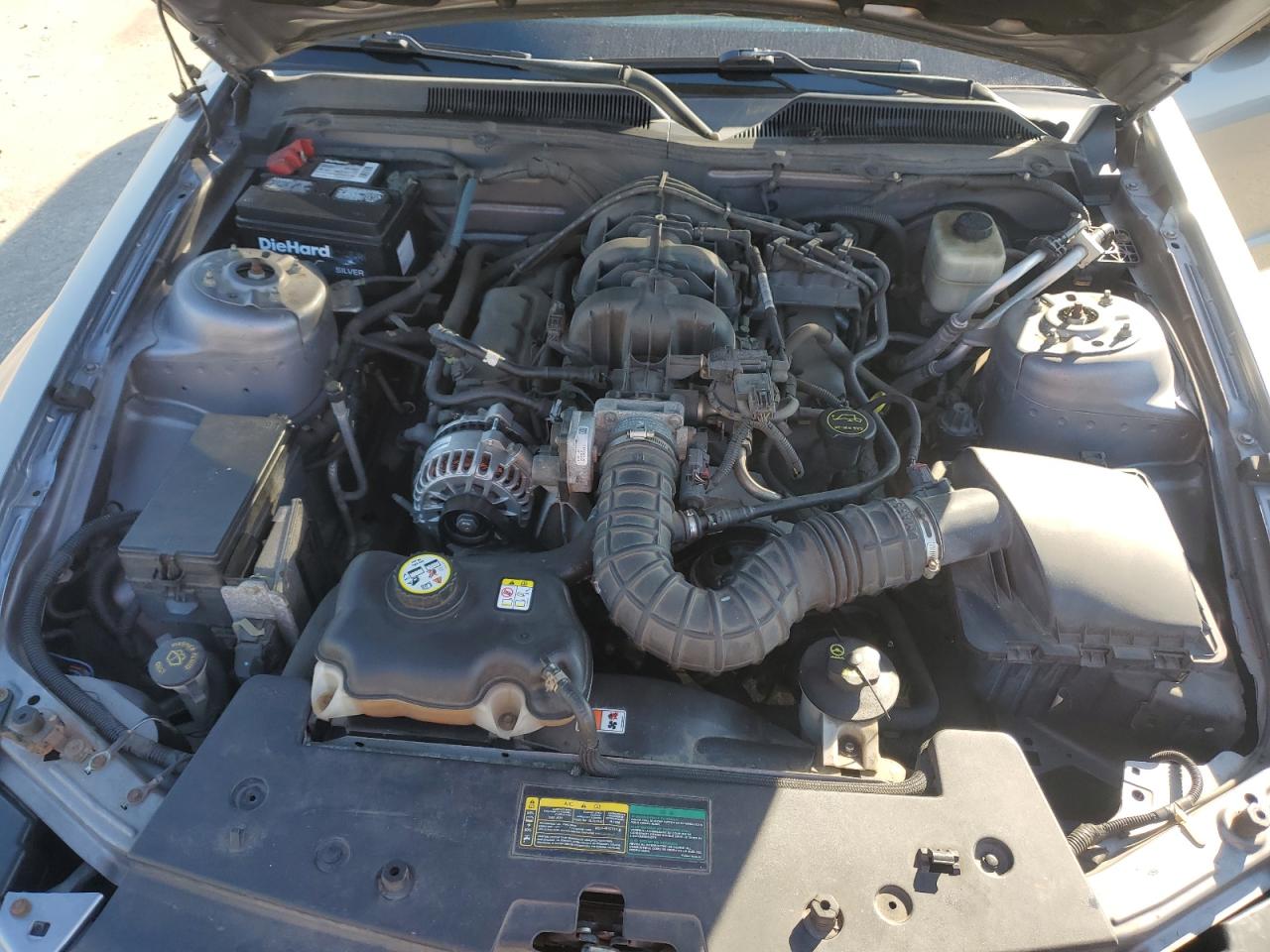 2007 Ford Mustang VIN 1ZVFT80N675235105 Copart auction photo, rear end / front end damage thumbnail 12