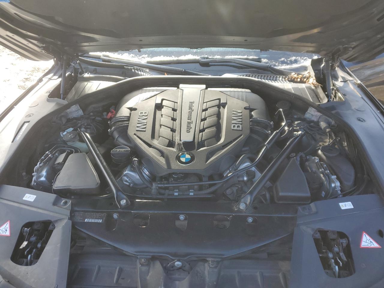 2013 BMW 7er VIN WBAYF8C53DDE59013 Copart auction photo, mechanical / all over damage thumbnail 11