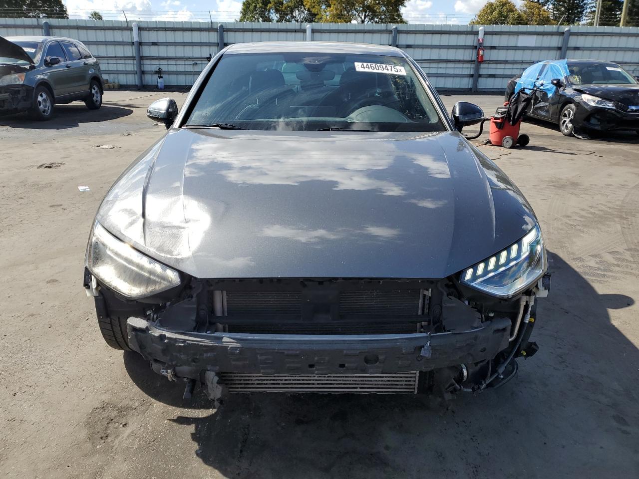 2023 Audi A4 VIN WAUDAAF46PN010640 Copart auction photo, front end / undercarriage damage thumbnail 5