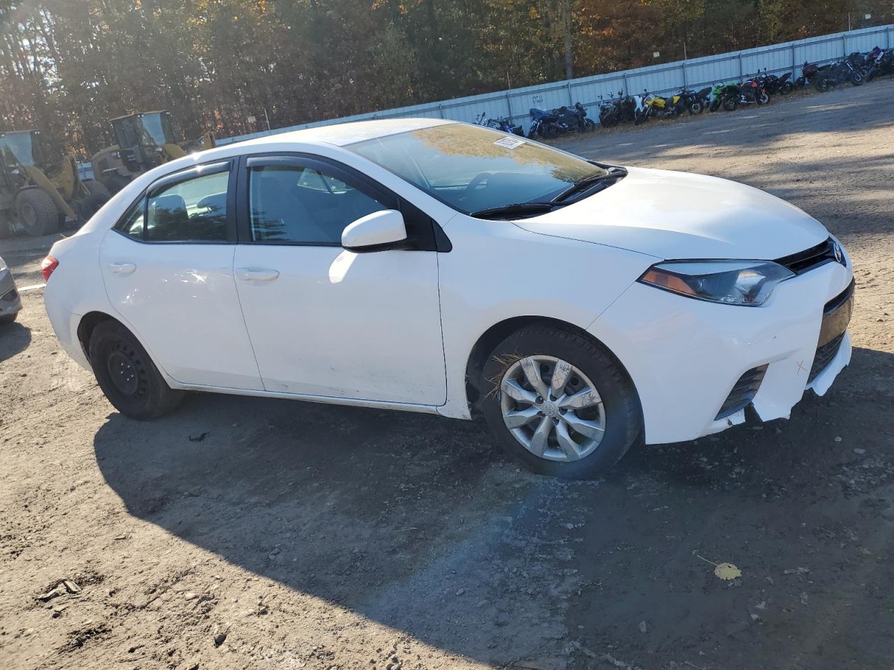 2016 Toyota Corolla VIN 2T1BURHE1GC694182 Copart auction photo, front end / undercarriage damage thumbnail 4