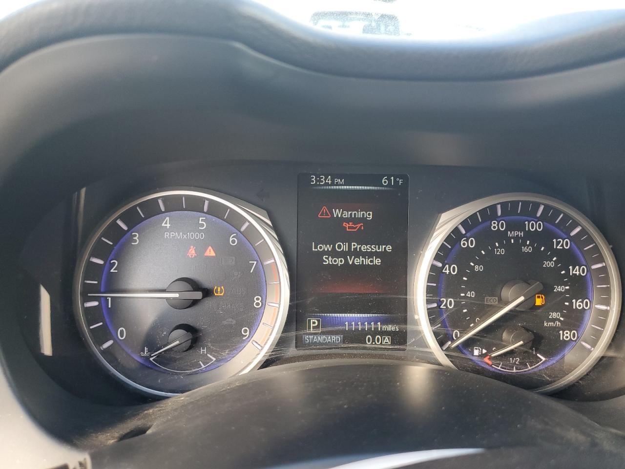 2016 Infiniti Q50 VIN JN1EV7APXGM300565 Copart auction photo, front end damage thumbnail 9