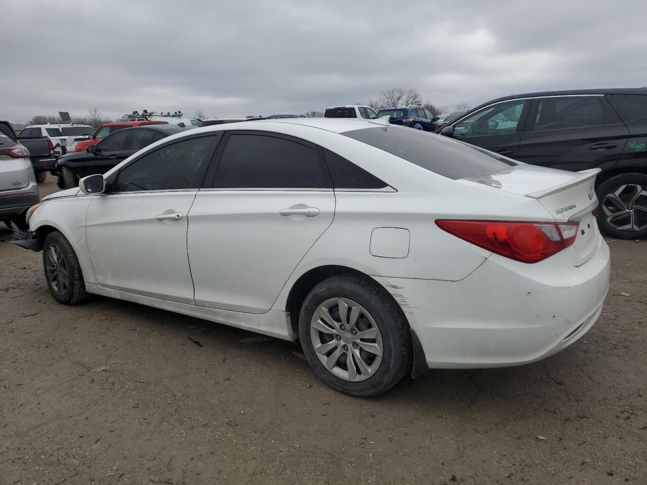2013 Hyundai Sonata VIN 5NPEB4AC5DH642402 Copart auction photo, front end / side damage thumbnail 2
